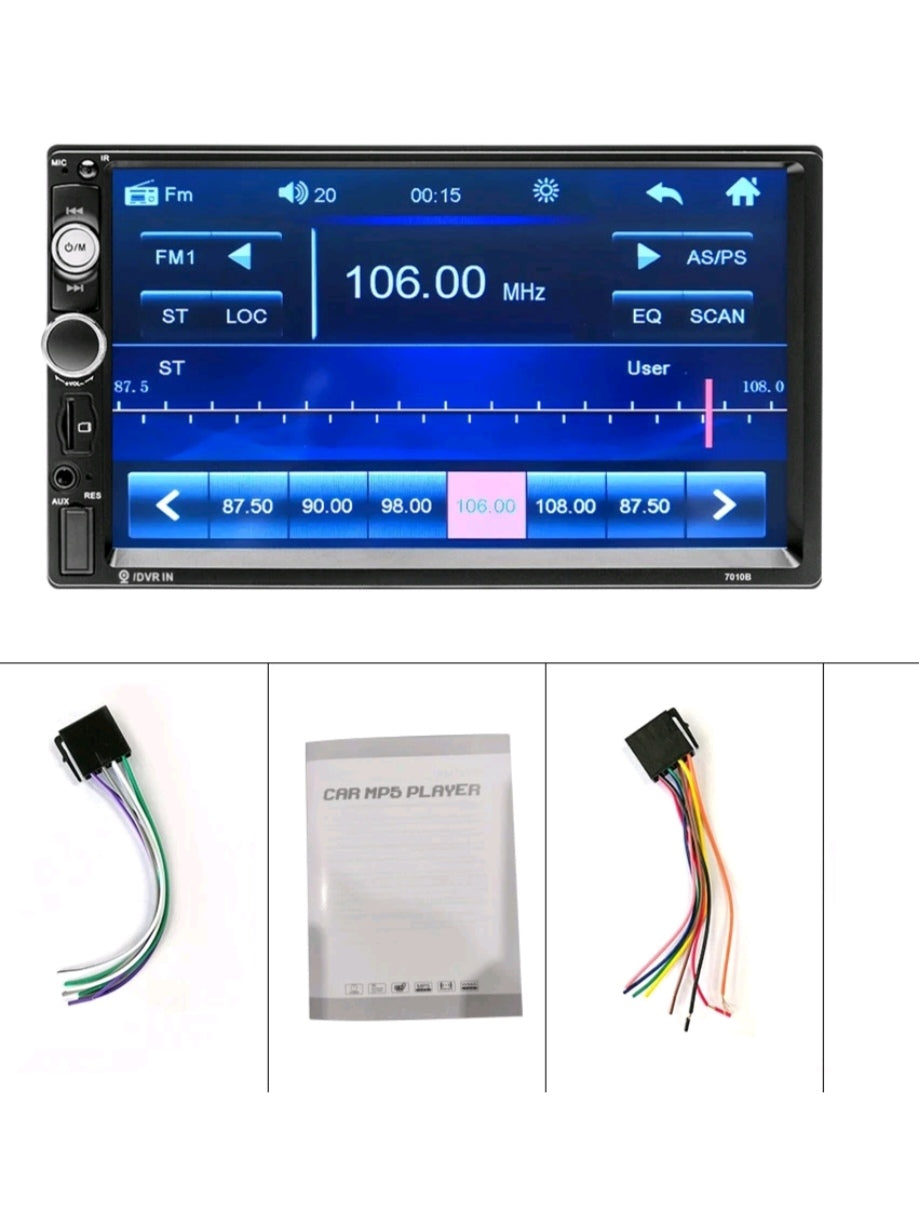 Autoradio Doppel Din2 Touchscreen 7 Zoll