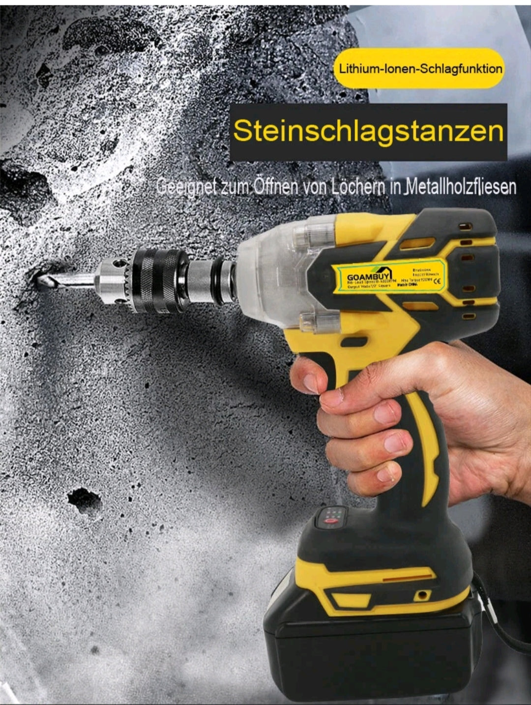 Akku Schlagschrauber mit 2 Akkus und Zubehör