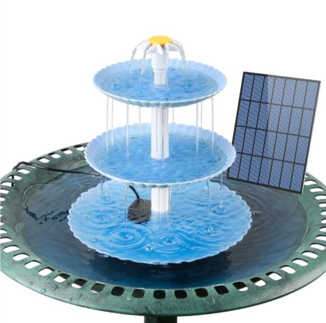 Solar Brunnenpumpe Springbrunnen Vogeltränke Garten Brunnen