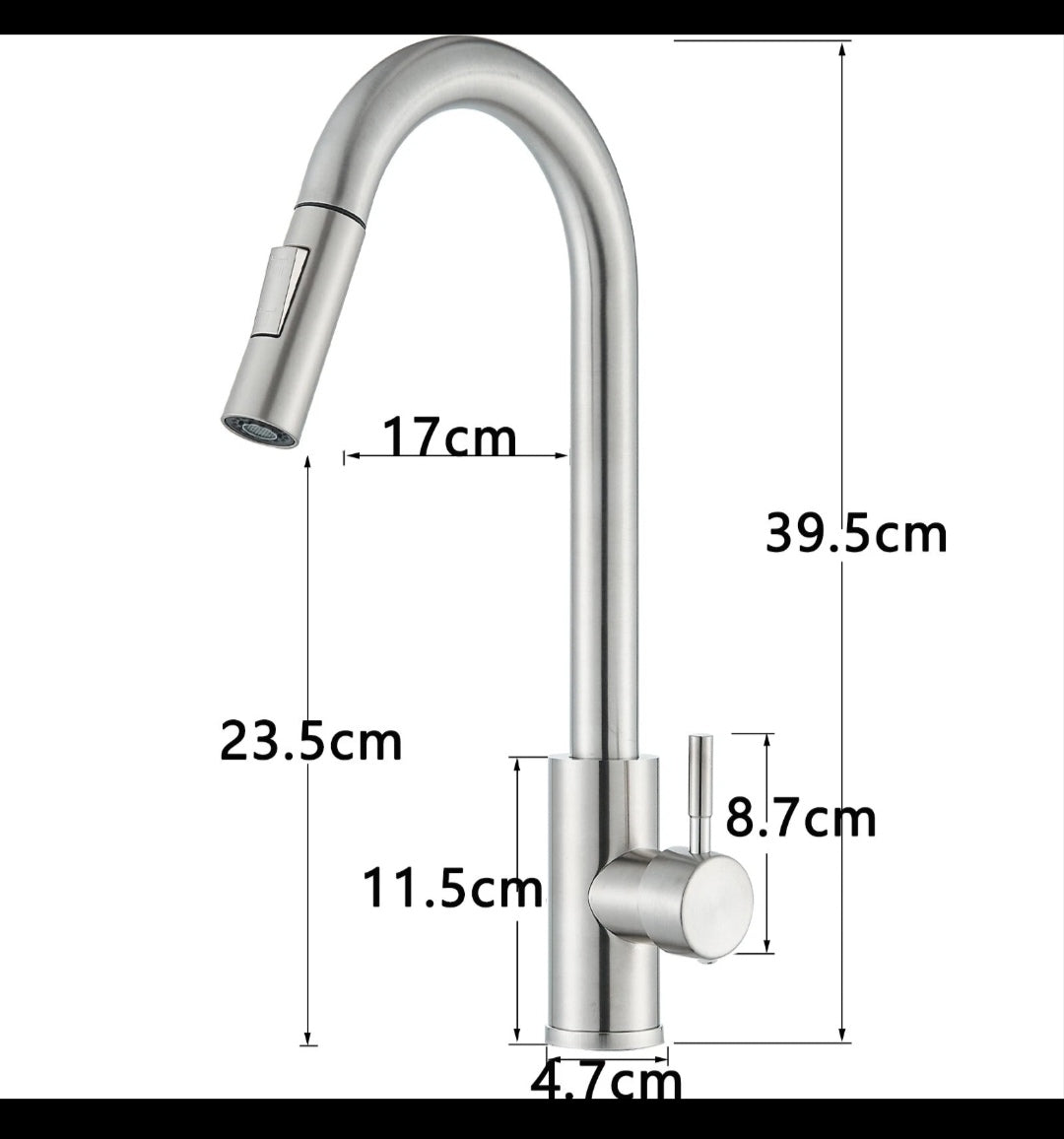 Wasserhahn Küchenarmartur Mischbatterie Brause Modern