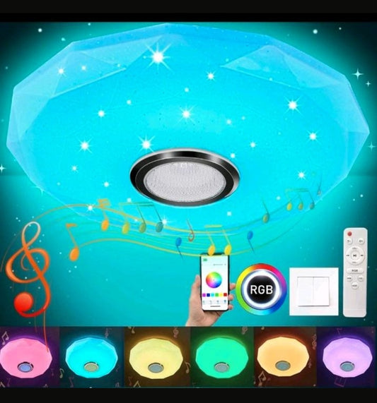 Bluetooth Deckenlampe Deckenleuchte mit Lautsprecher Rgb