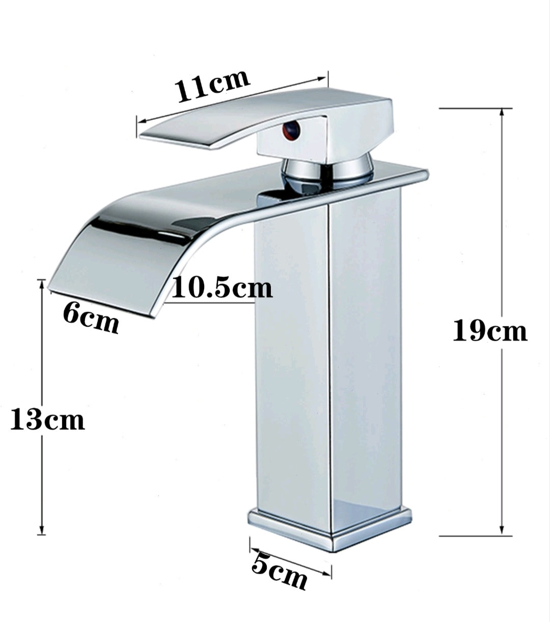 Bad Waschbecken Wasserhahn Armatur Chrome Design