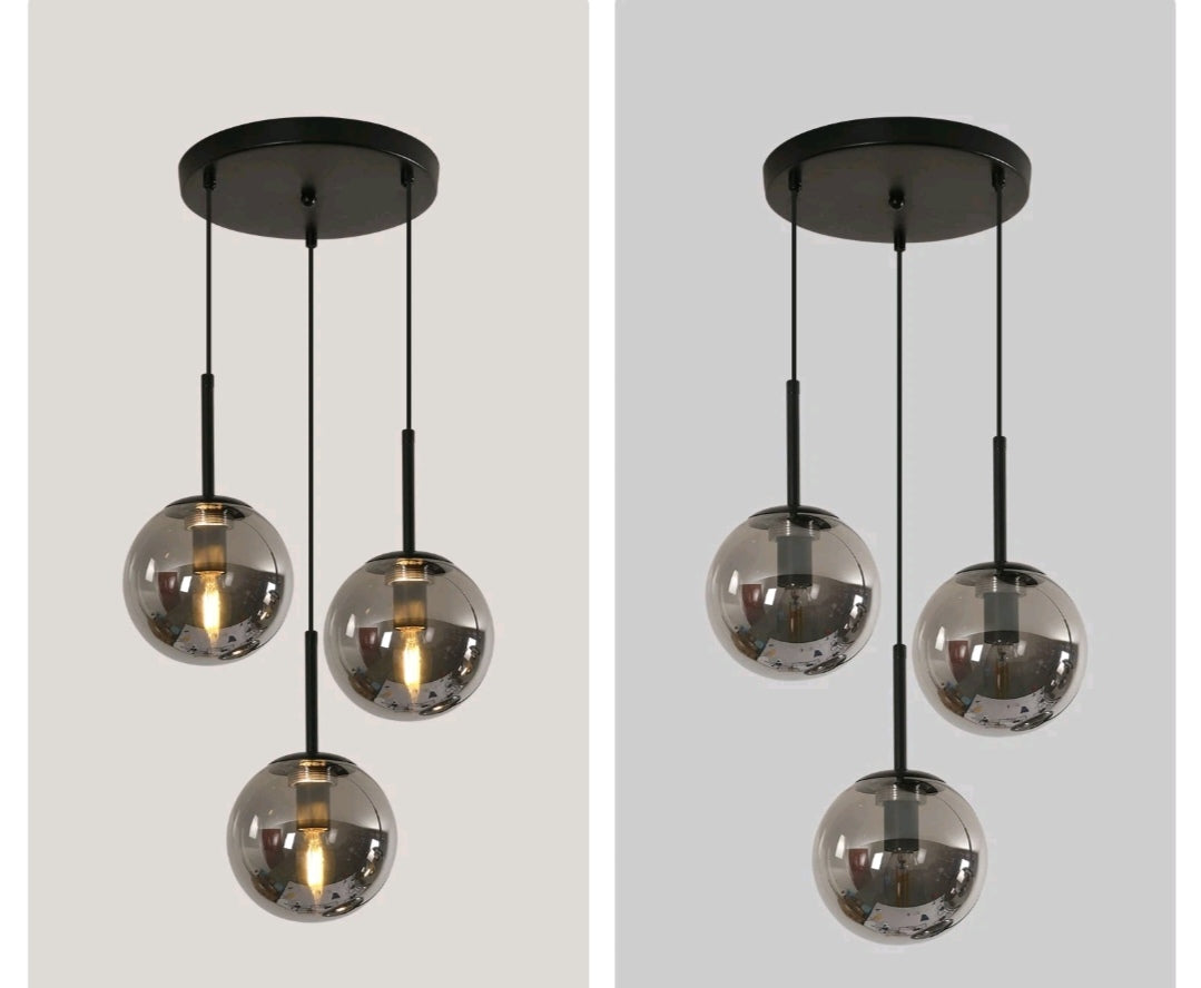 Pendelleuchte Deckenlampe Glaskugeln