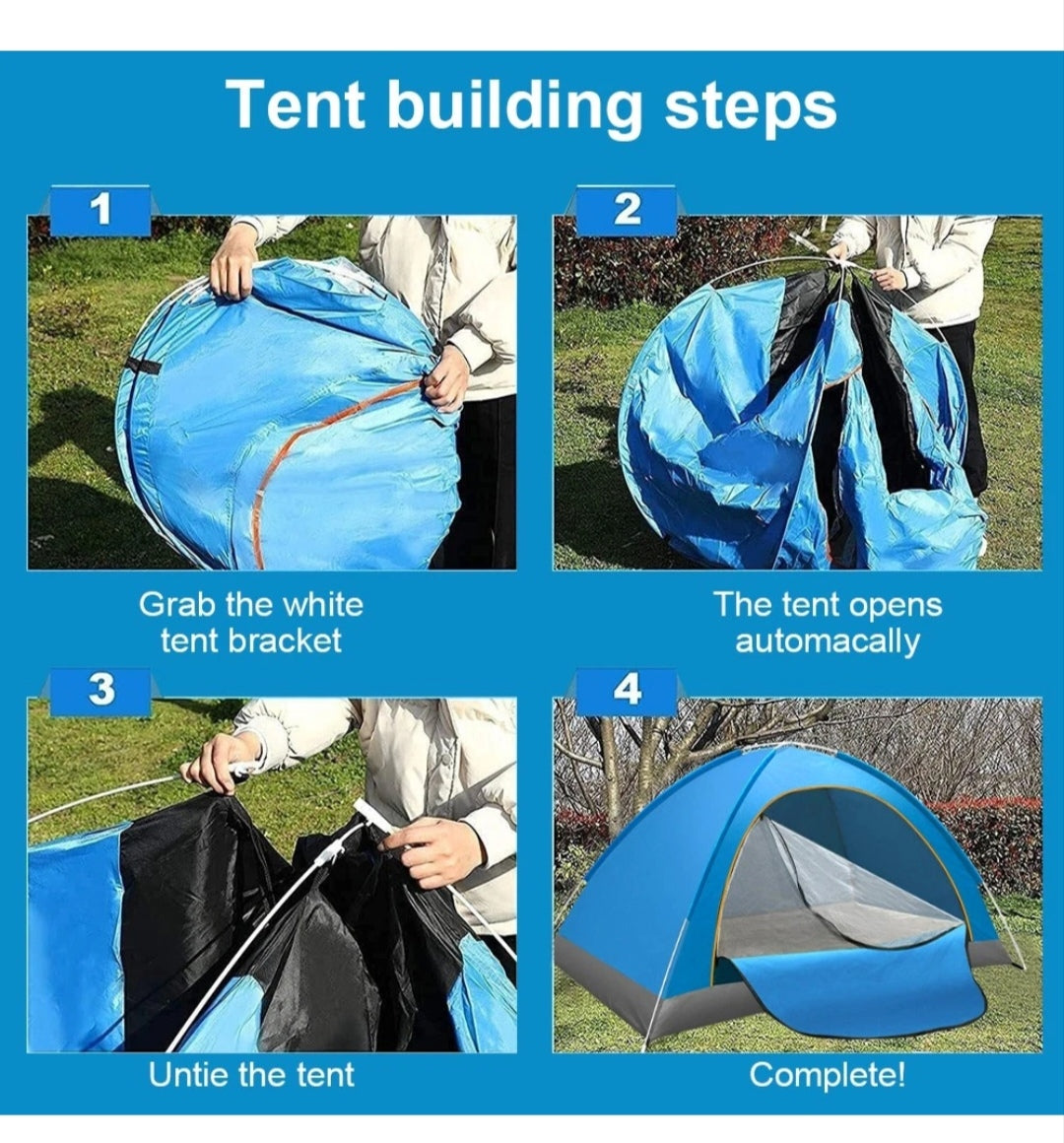 Campingzelt Pop Up Zelt Wurfzelt Wasserfest