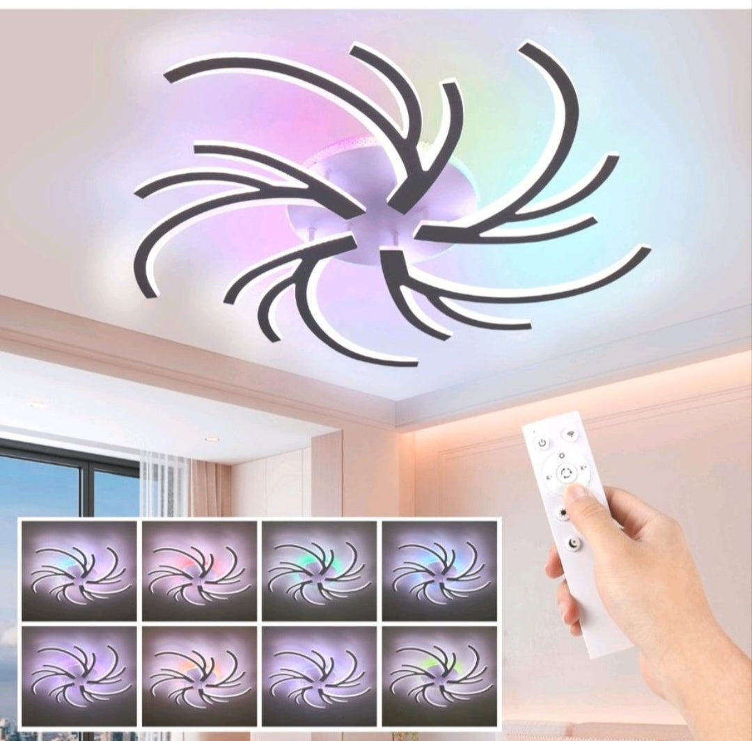 LED Deckenlampe Deckenleuchte Dimmbar 85cm Rgb Modern