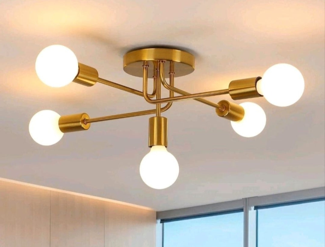 Deckenlampe Deckenleuchte Kronleuchter Retro Industrial Design