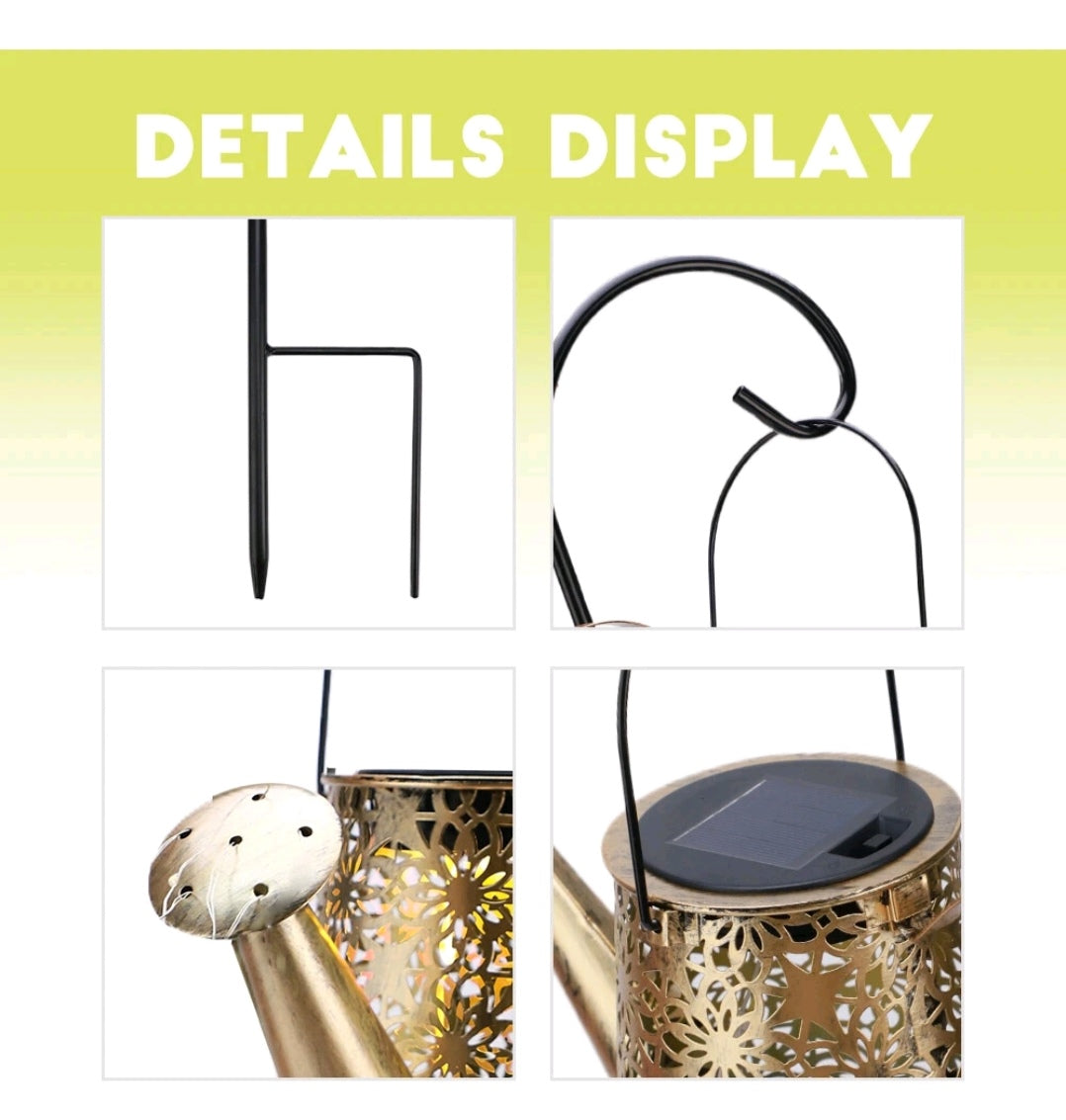 Solarleuchte Solarlampe Gießkanne