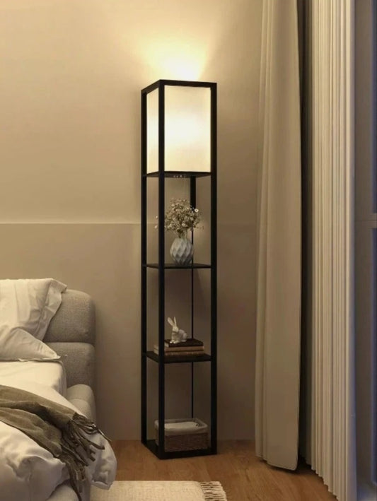 Stehlampe Stehleuchte mit Regal