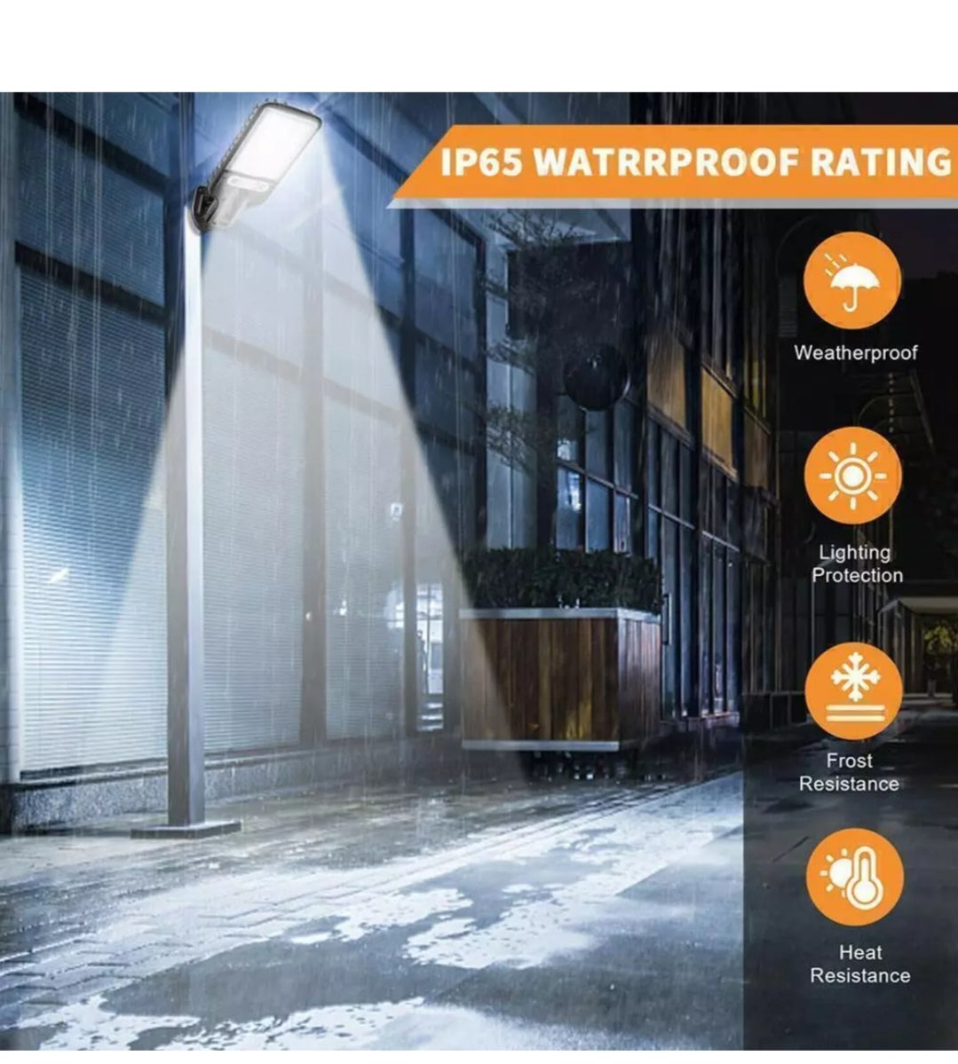 Solar Wandleuchten Wandlampen Fluter mit B. Melder 4 Stück