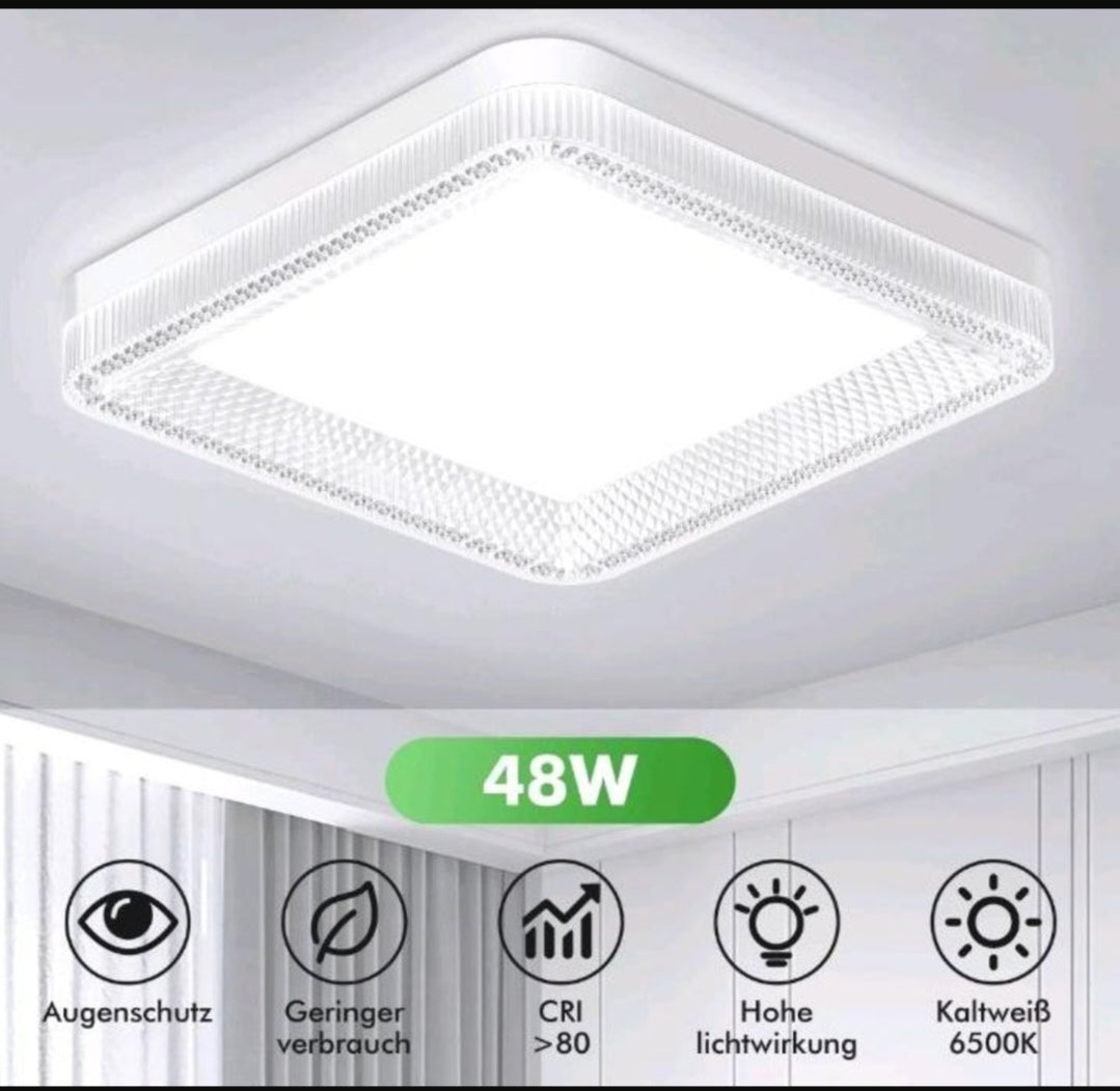 Led Deckenlampe Deckenleuchte ip44 Badezimmer 48 Watt
