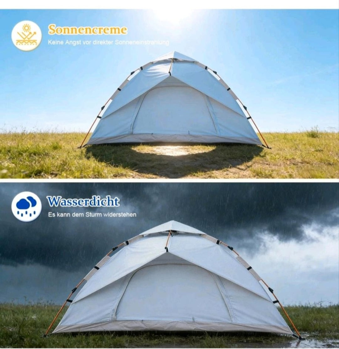 Campingzelt Pop Up Zelt Wurfzelt Wasserfest