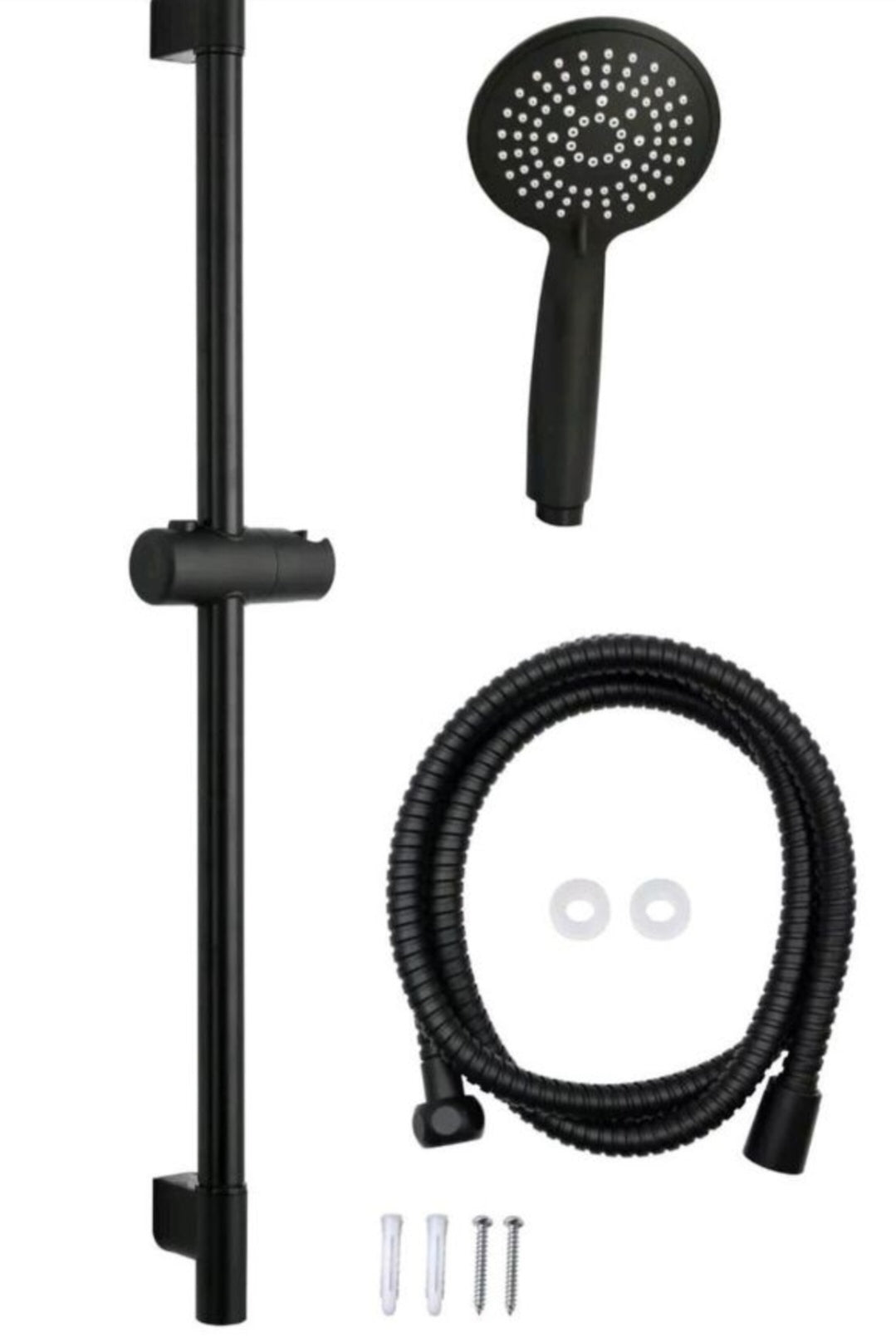 Duschgarnitur Duschset Schwarz