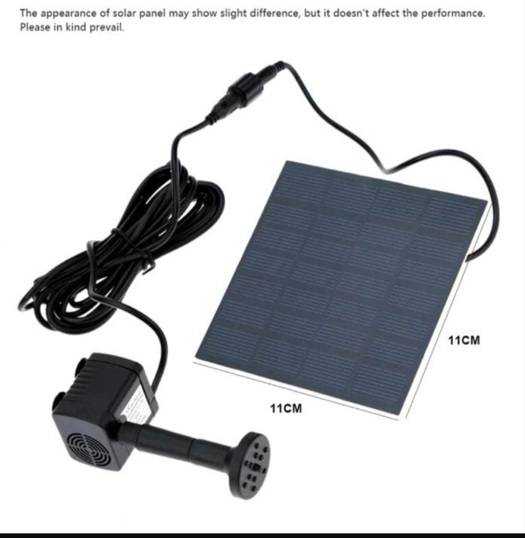 Solar Teichpumpe Brunnenpumpe Gartenpumpe 2.5Watt