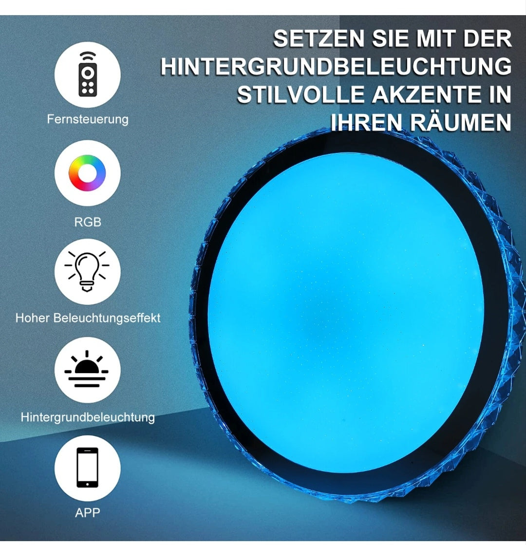LED Deckenlampe Deckenleuchte Dimmbar Rgb Alexa