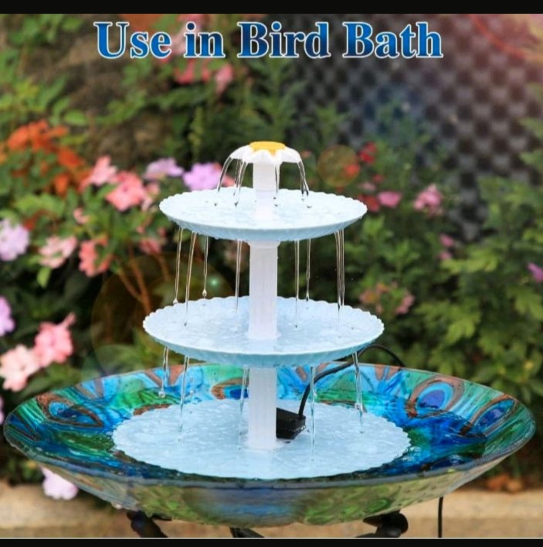 Solar Brunnenpumpe Springbrunnen Vogeltränke Garten Brunnen