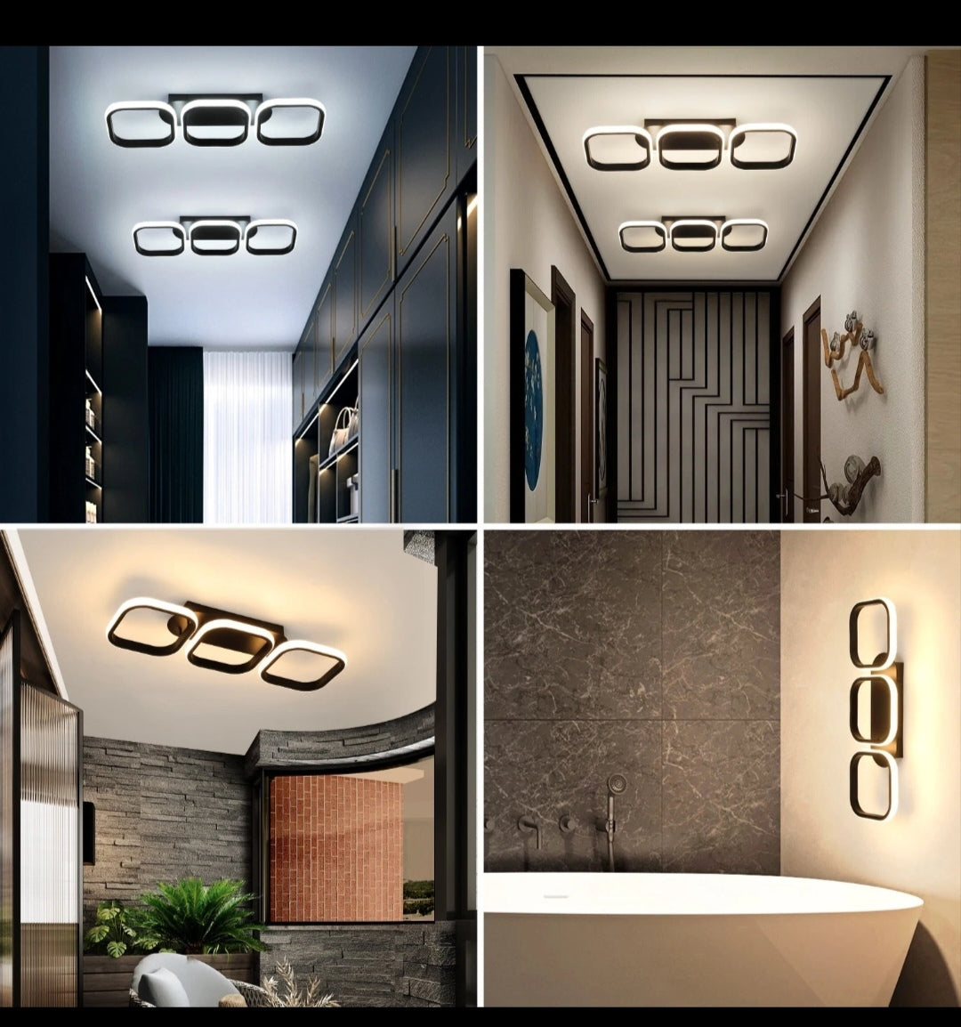 Led Deckenlampe Deckenleuchte 3 Farbig