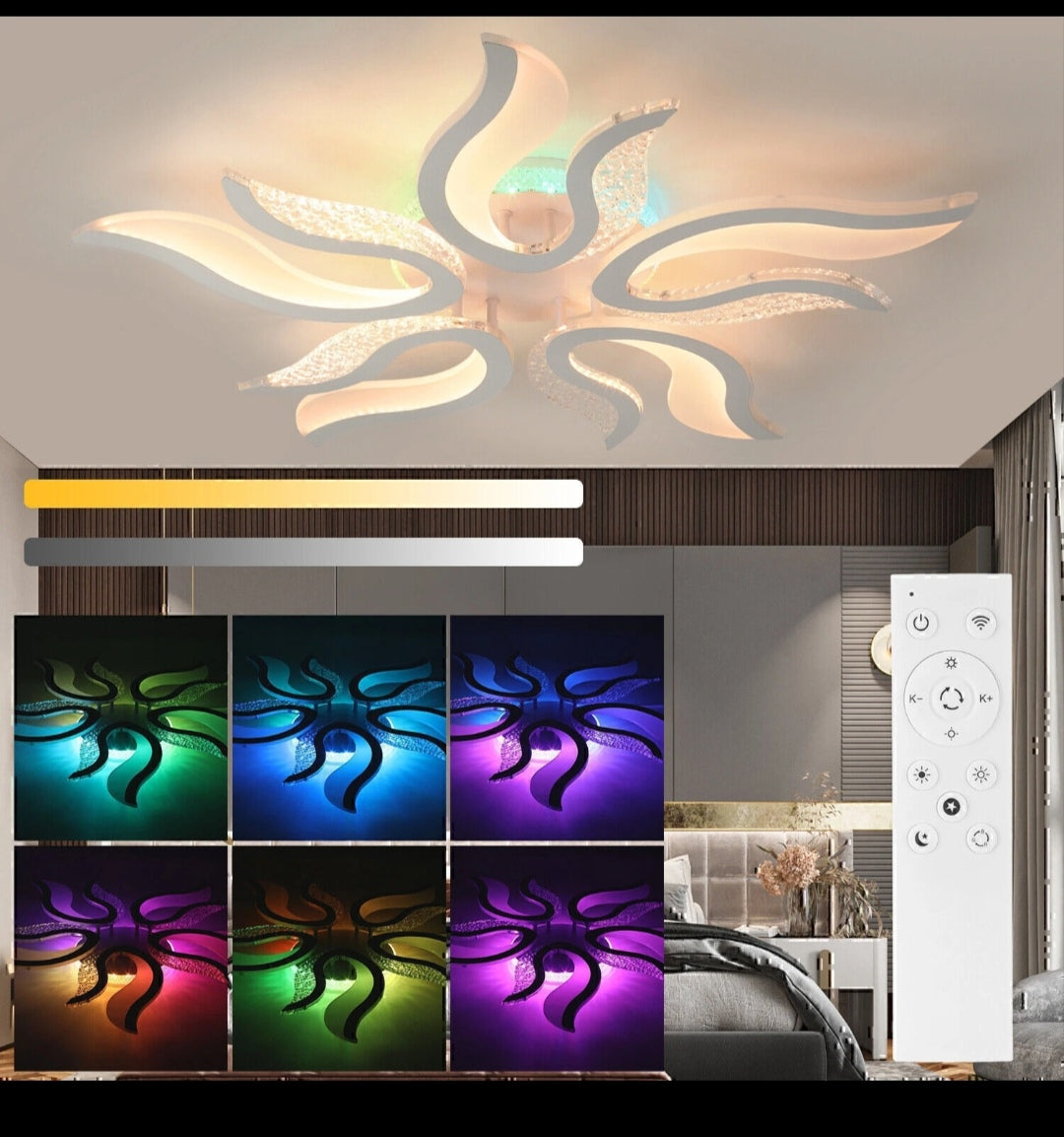 Led Deckenlampe Deckenleuchte Dimmbar Rgb