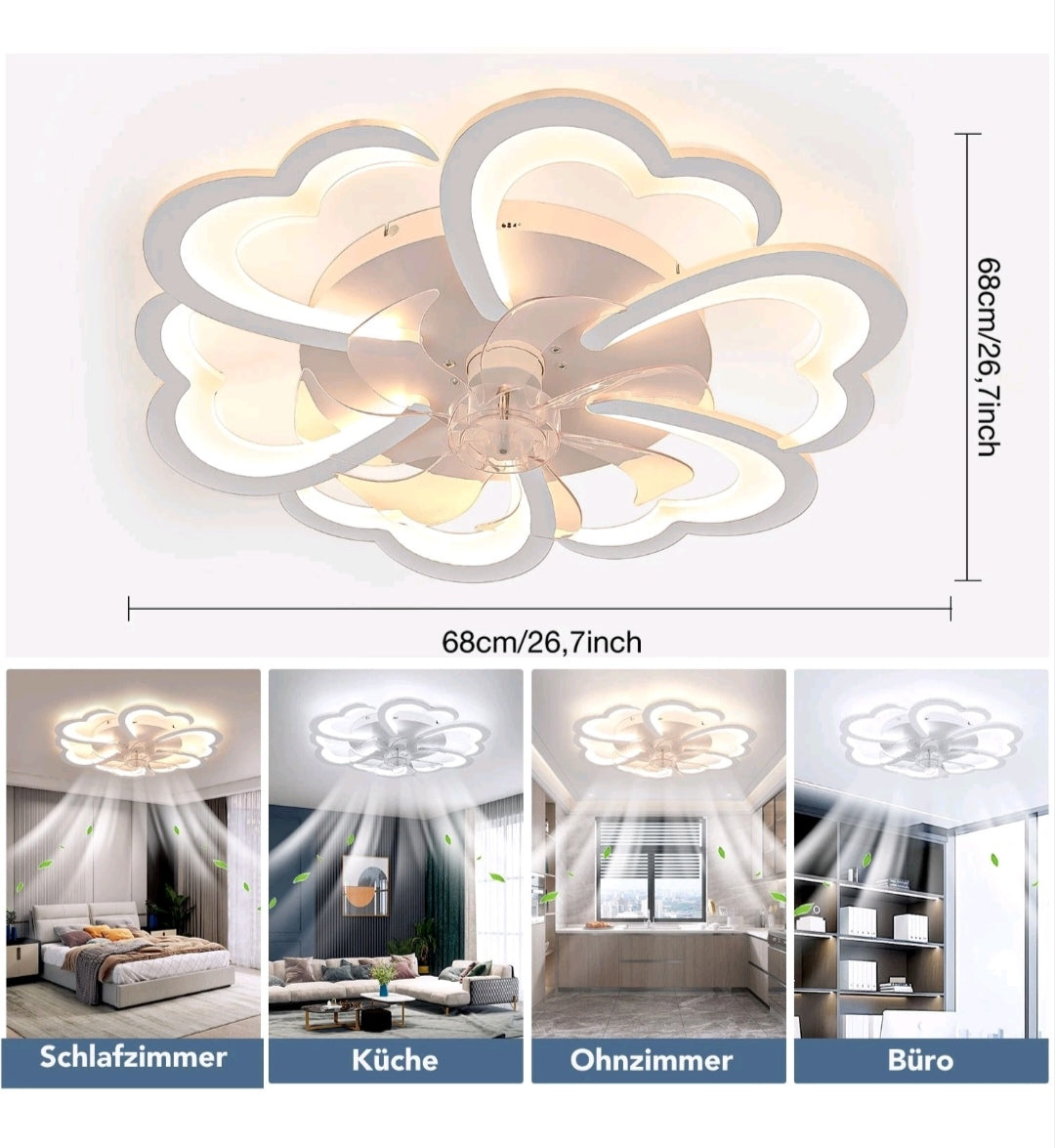 Deckenlampe Deckenleuchte Deckenventilator