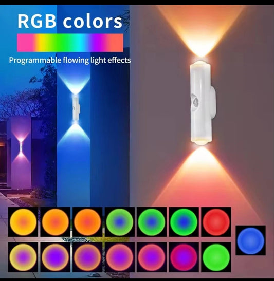 Led Wandleuchte Wandlampe Akku Rgb Bewegungsmelder 2 Stück