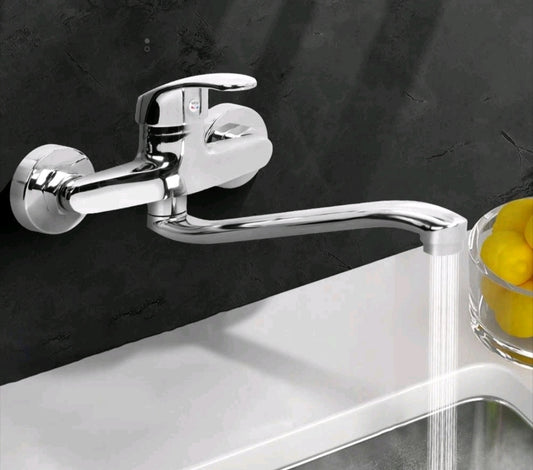 Küchenarmartur Mischbatterie Wand Wasserhahn Wandmontage