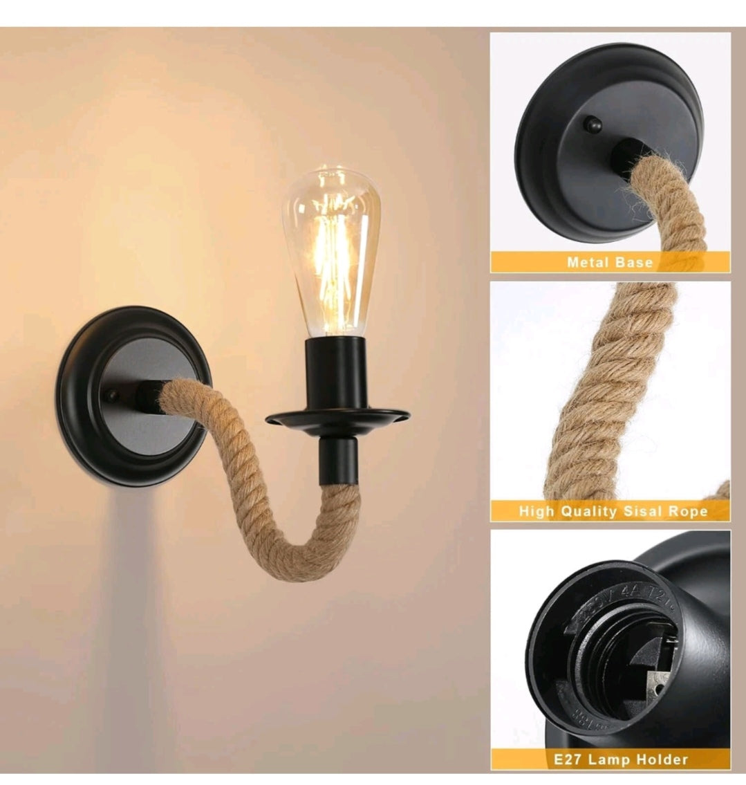 Wandleuchten Wandlampen 2 Stück Retro VINTAGE Antik Design Neu