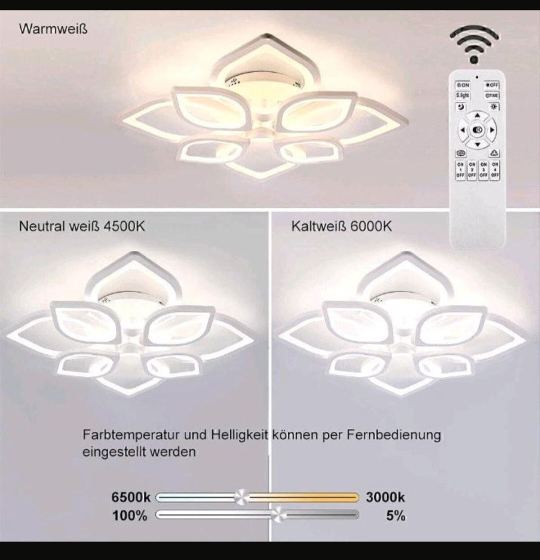 LED Deckenlampe Deckenleuchte Dimmbar Groß Hell