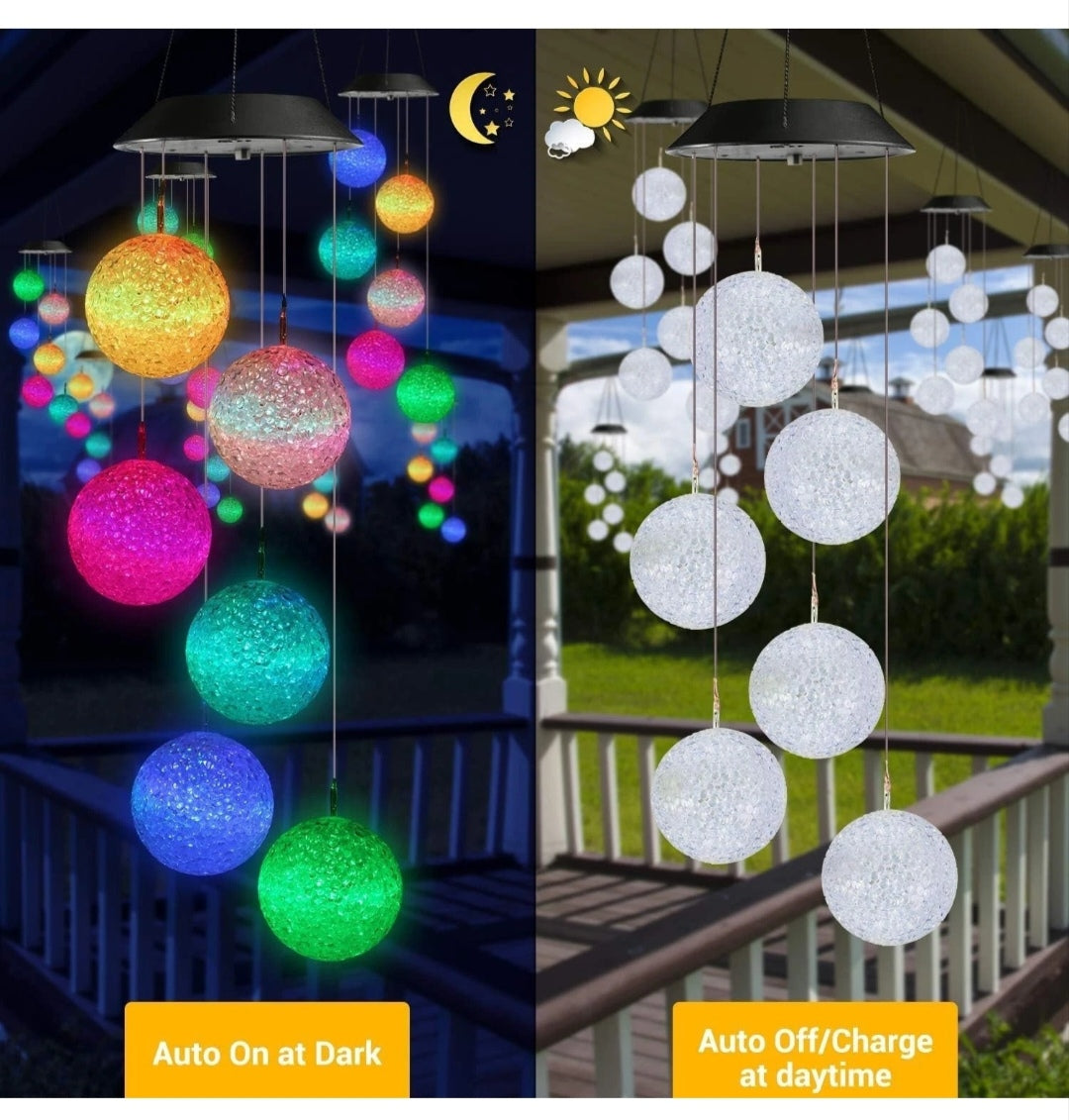 Solar Windspiel Solarlampe Solarleuchte