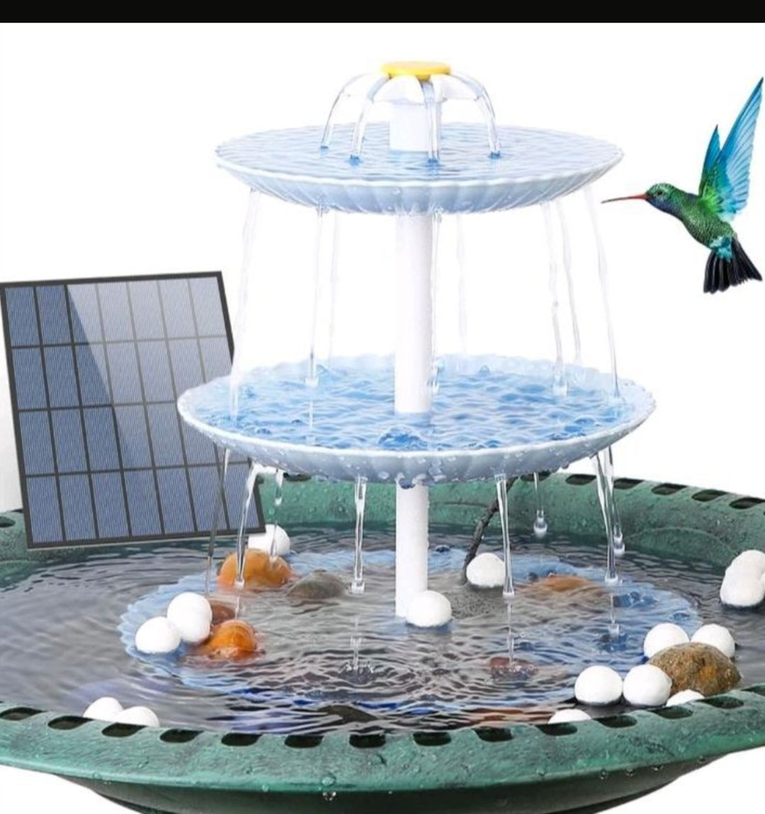 Solar Brunnenpumpe Springbrunnen Vogeltränke Garten Brunnen