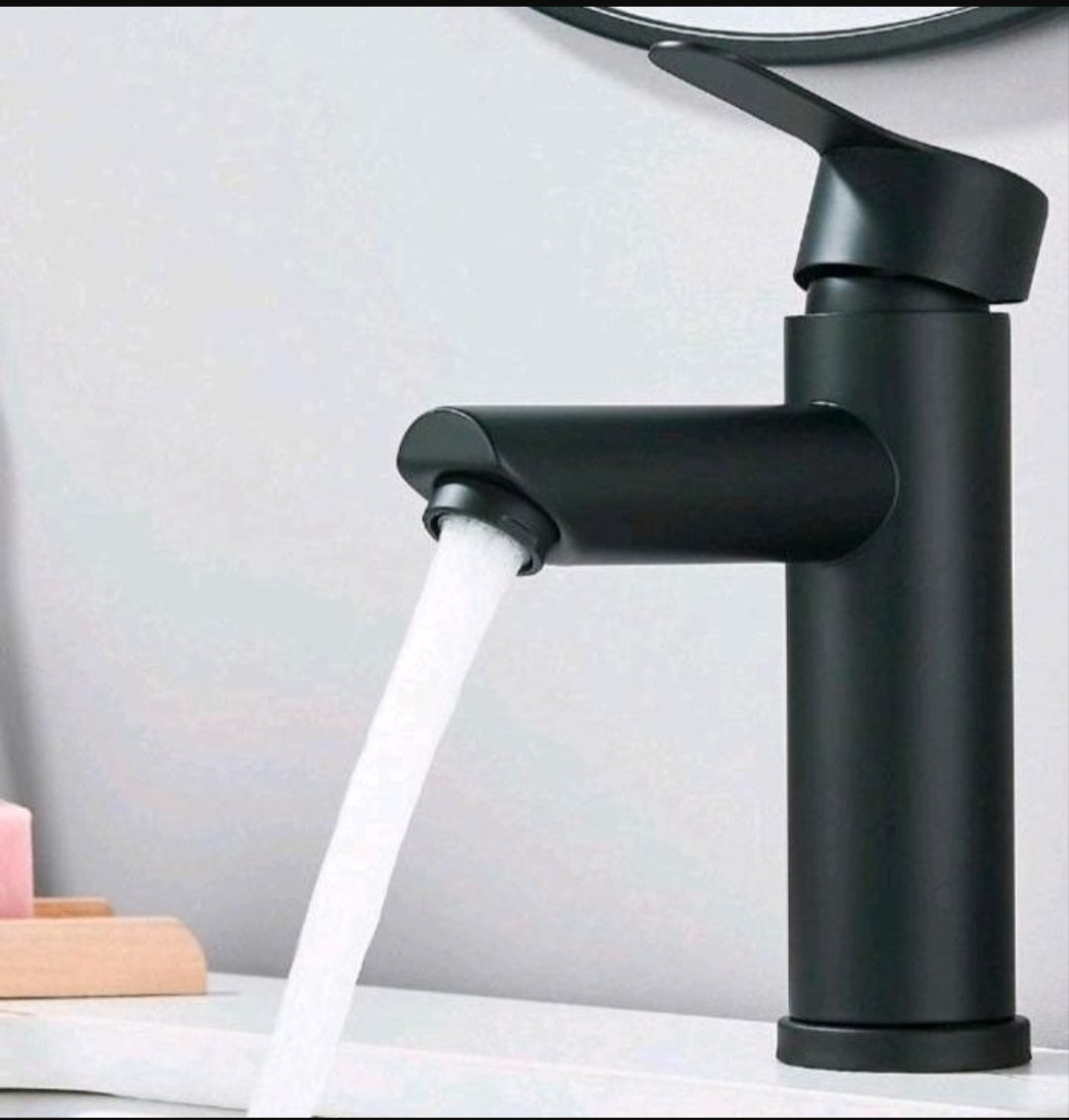 Bad Waschbecken Wasserhahn Armatur Edelstahl Schwarz