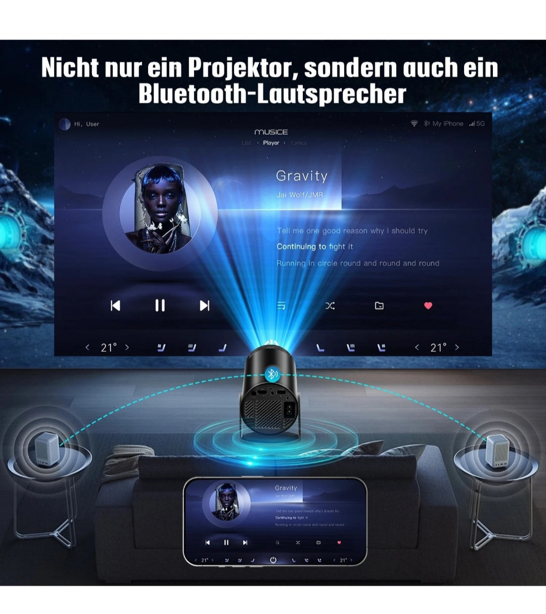 Beamer Mini Beamer Projektor