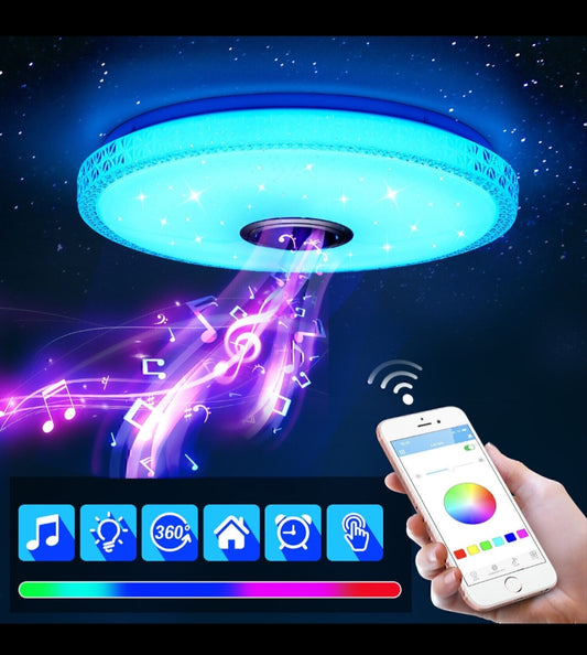 Deckenlampe Deckenleuchte Bluetooth Lautsprecher Rgb