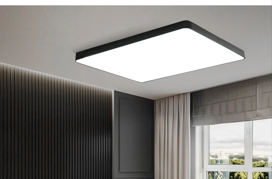 LED Deckenlampe Deckenleuchte Dimmbar Groß Schwarz