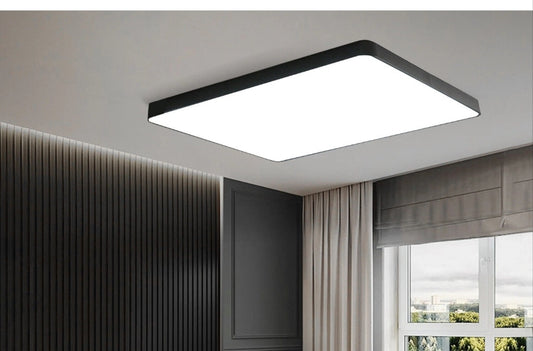 LED Deckenlampe Deckenleuchte Dimmbar Groß Schwarz