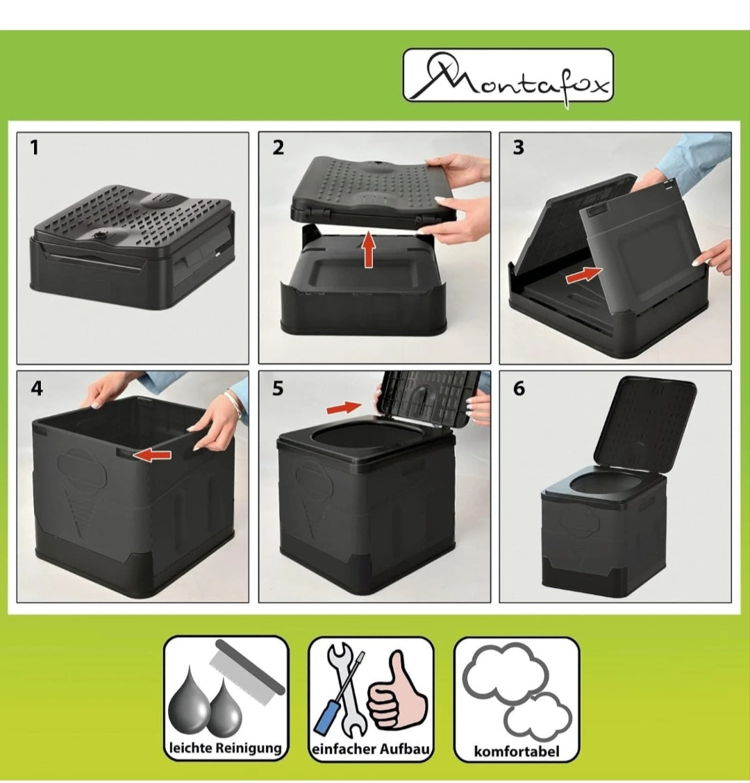 Campingtoilette Tragbare Mobile Toilette Campingklo Faltbar
