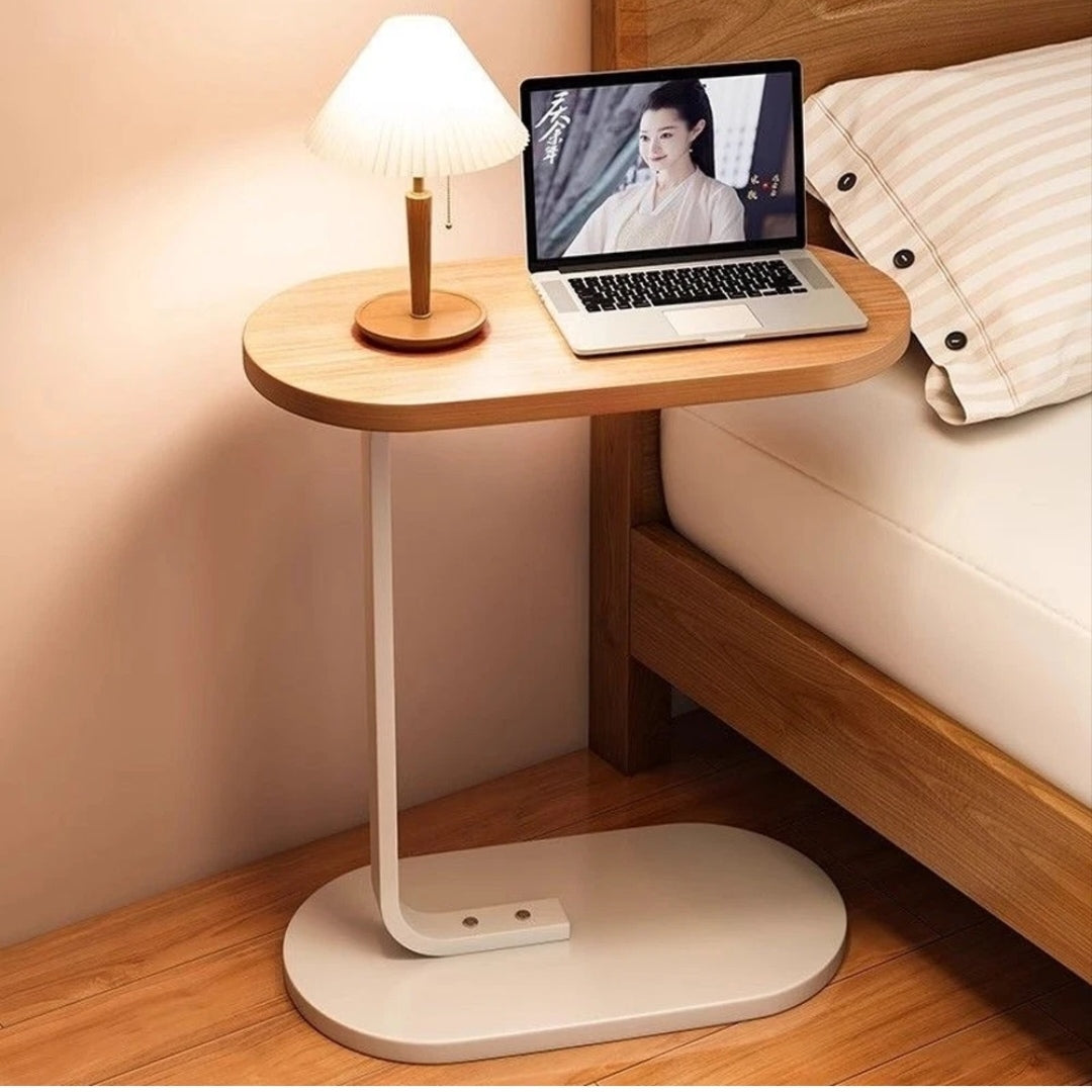 Couchtisch Beistelltisch Telefon Nachttisch Weiß Beige