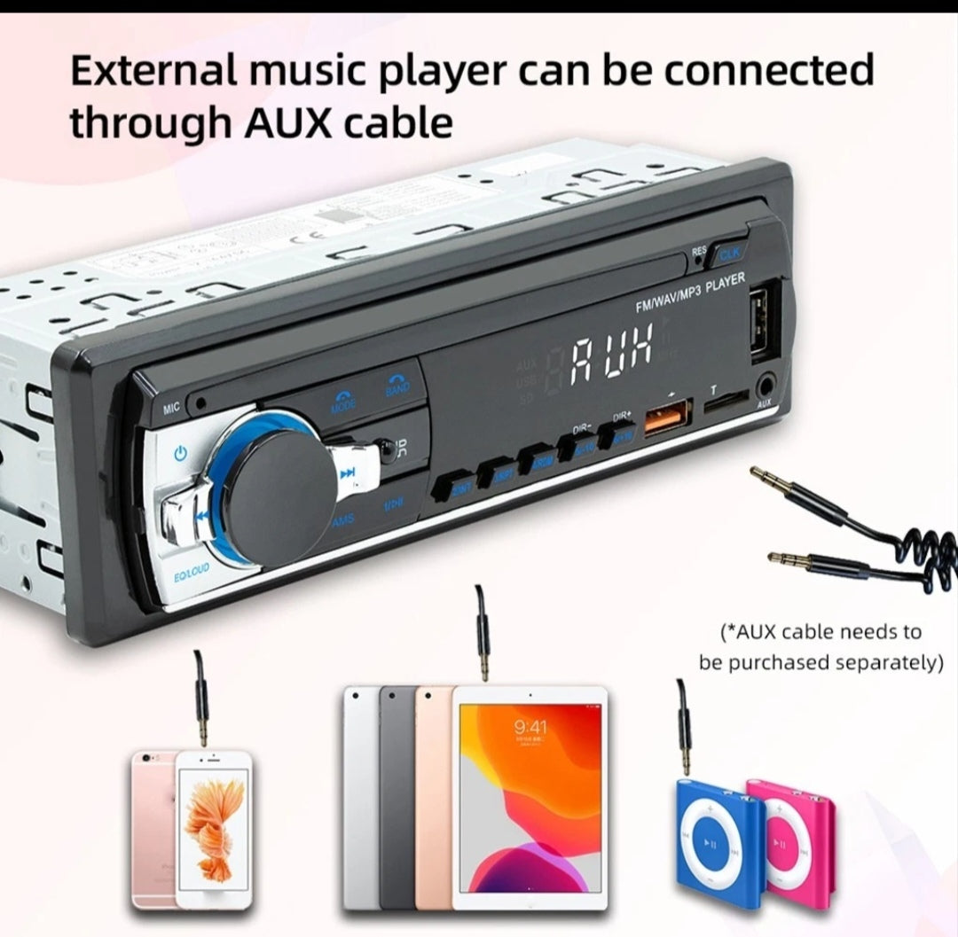 Autoradio Bluetooth Freisprechen Universal Din1 USB Aux