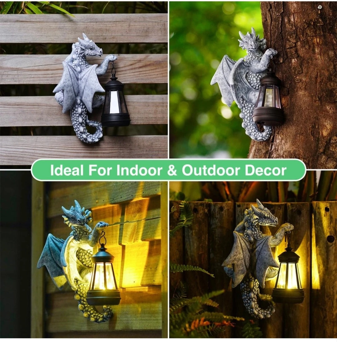 Solarleuchte Drachen Solarlampe