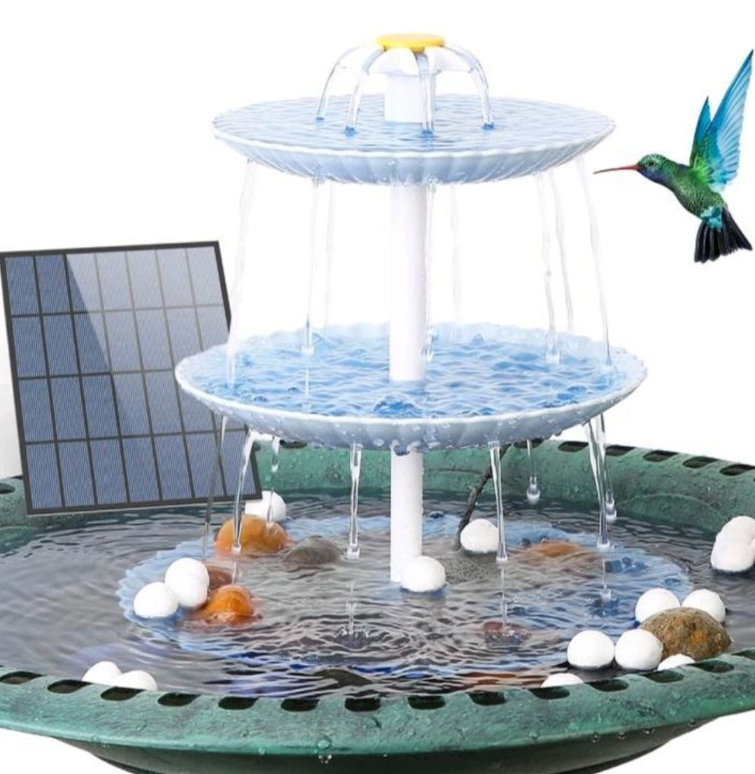 Solar Brunnenpumpe Springbrunnen Vogeltränke Garten Brunnen