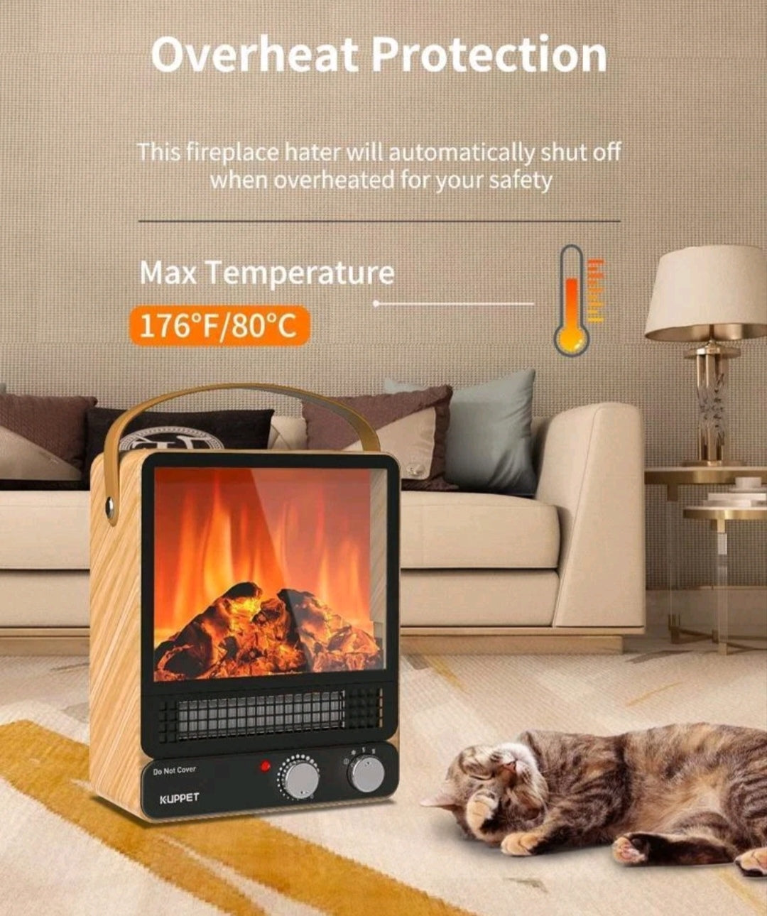 Heizstrahler Heizlüfter Elektrokamin Heizung