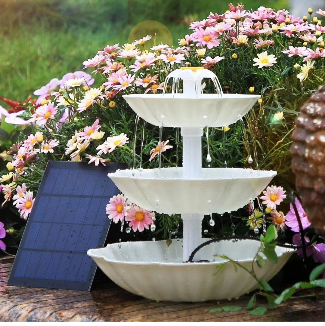 Gartenbrunnen Solarbrunnen Vogelbadbrunnen Balkonbrunnen