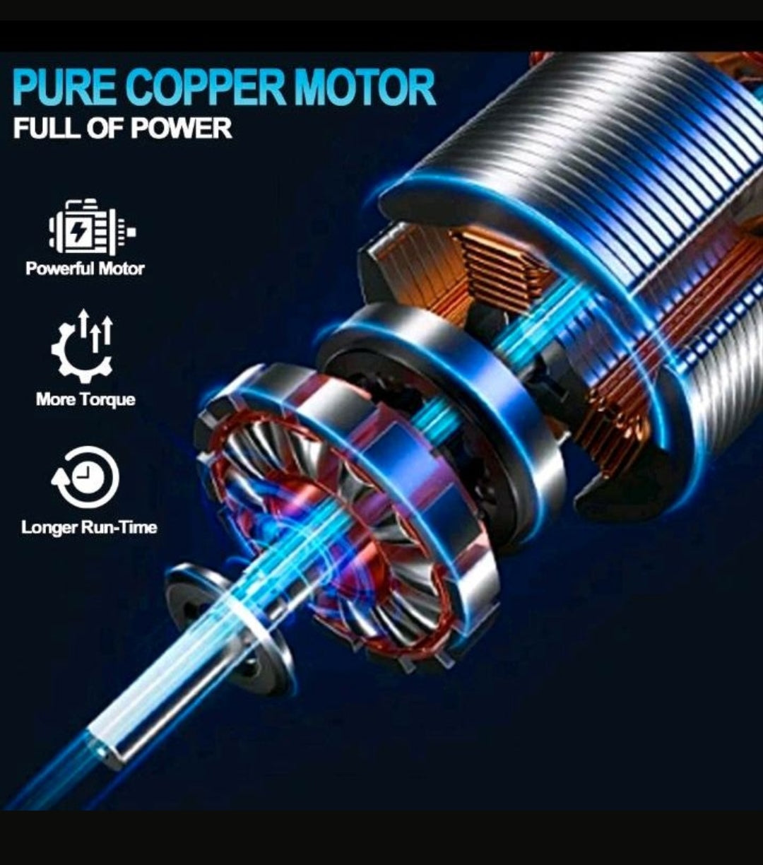 Akku Kettensäge Gartensäge mit 2 Akkus 6 & 8 Zoll