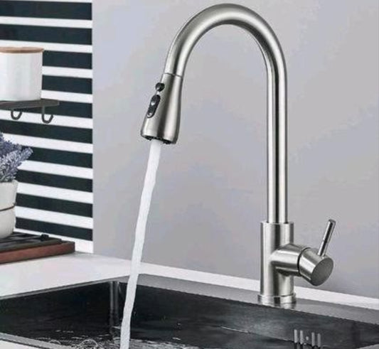 Küchenarmartur Mischbatterie Wasserhahn mit Brause Flexible