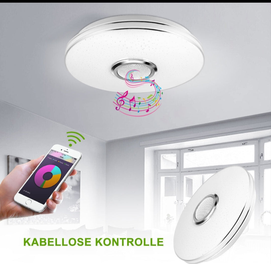 LED Deckenlampe Deckenleuchte Rgb Bluetooth Lautsprecher