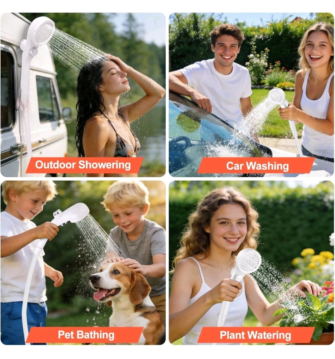 Campingdusche Garten Dusche mit Akku