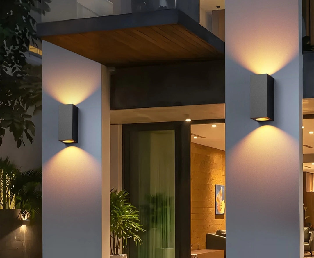 LED Wandleuchten Wandlampen innen Aussen 2 Stück