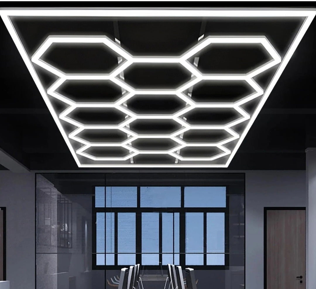 Hexagon Garagenlicht Werkstattlampe Showroom Laden 14 er