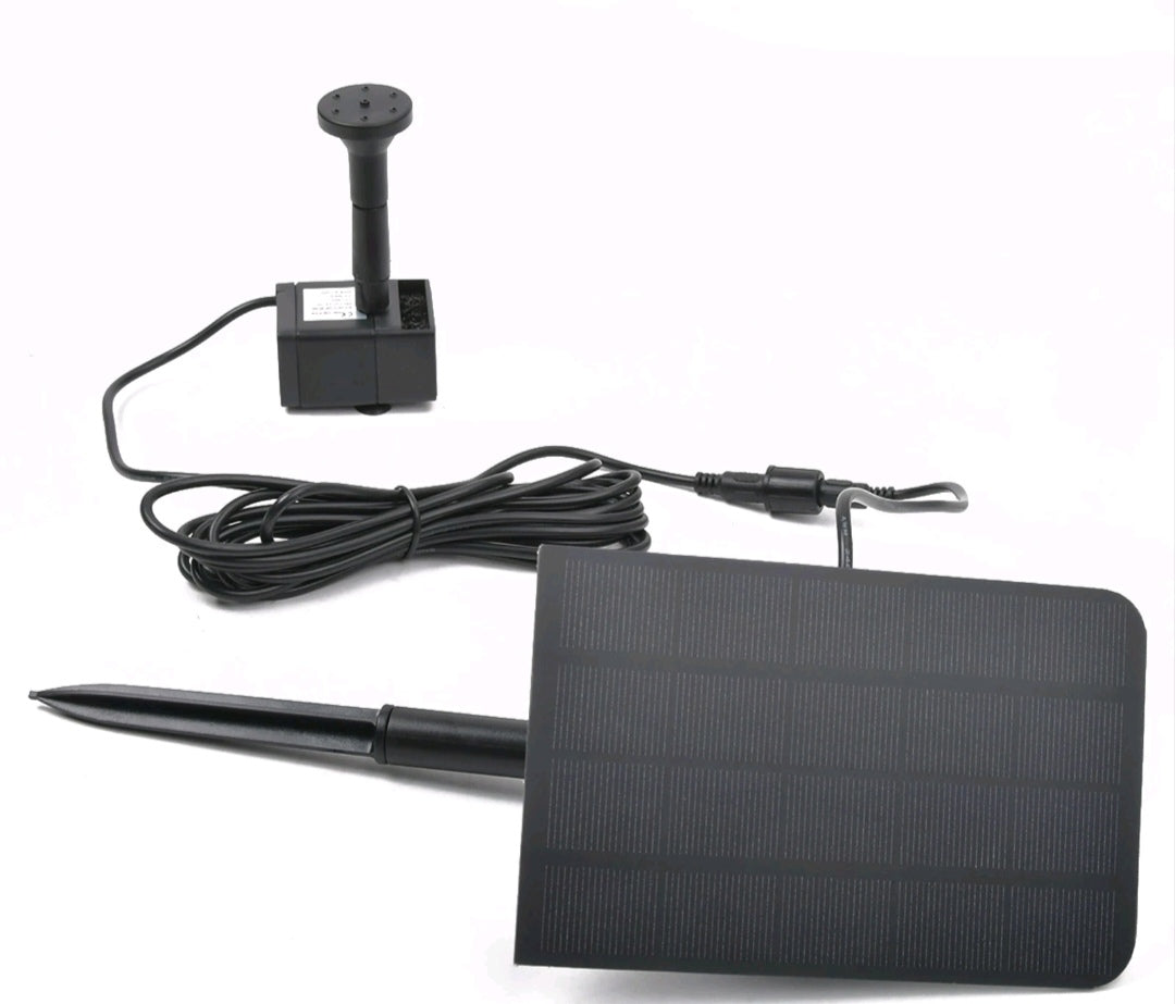 Solar Teichpumpe Brunnenpumpe Gartenpumpe 2.5Watt