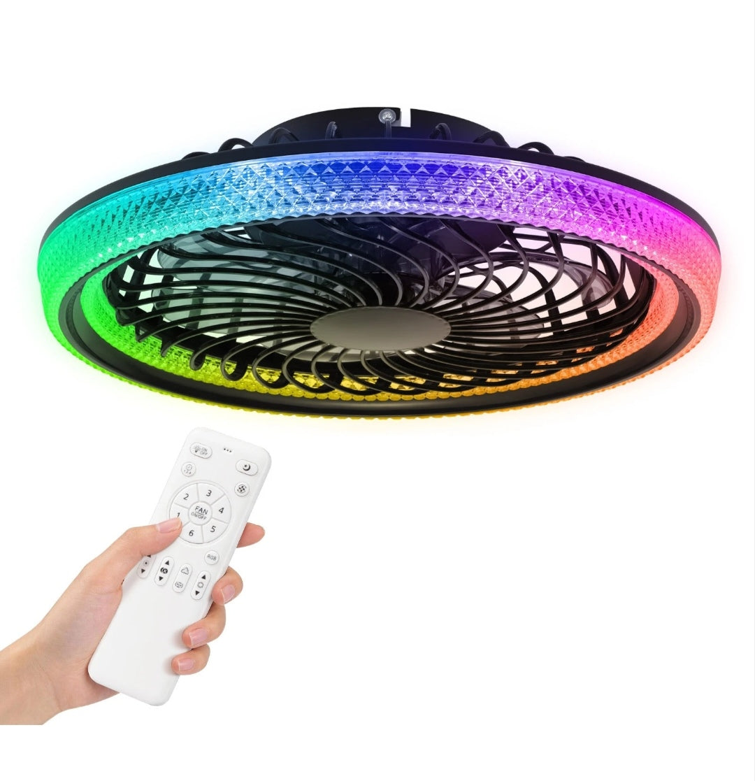 Deckenlampe Deckenleuchte Deckenventilator Rgb Dimmbar