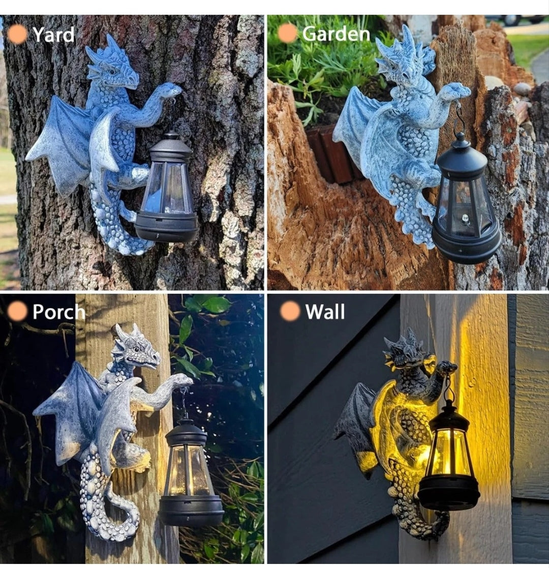 Solarleuchte Drachen Solarlampe