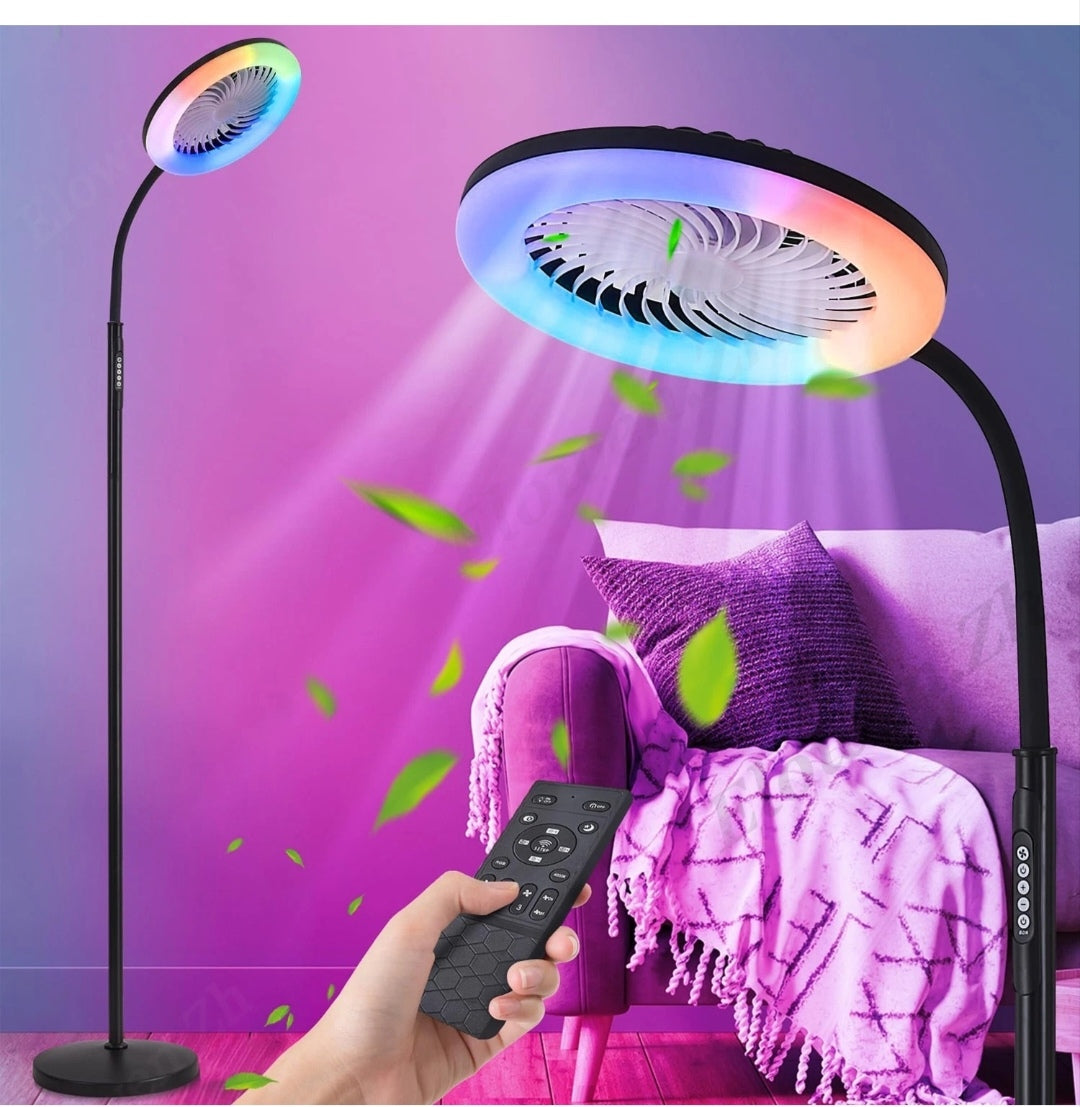 Standventilator Stehlampe Rgb Ventilator